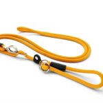 Morso Hondenriem Retrieverlijn Hands Free Regular Rope Gerecycled Goud - 260 x 1 cm