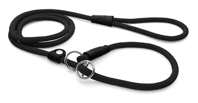 450042.jpg Morso Hondenriem Retrieverlijn Soft Rope Gerecycled Zwart - 170 x 1 cm