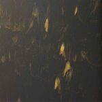 Savic Kattenbak Hop In Marble Zwart / Goud - 58,8 x 39 x 39,5 cm