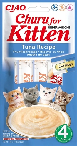 450114.jpg Inaba Churu Kitten Tuna Recipe - 4 x 14 g