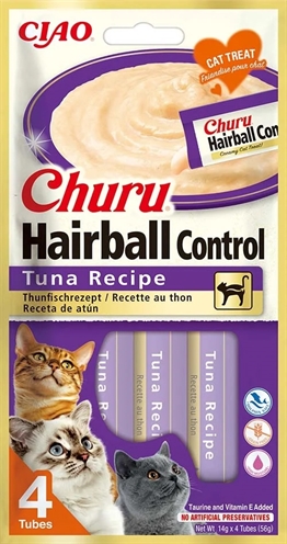 450118.jpg Inaba Churu Hairball Tuna Recipe - 4 x 14 g