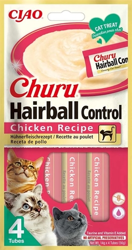 450119.jpg Inaba Churu Hairball Chicken Recipe - 4 x 14 g