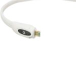 Trixie Lichtgevende Halsband Hond Usb Siliconen Oplaadbaar Meerkleurig - 65 x 1,6 cm