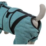 Trixie Badjas / Huisoverall Badstof Petrol - 38 cm