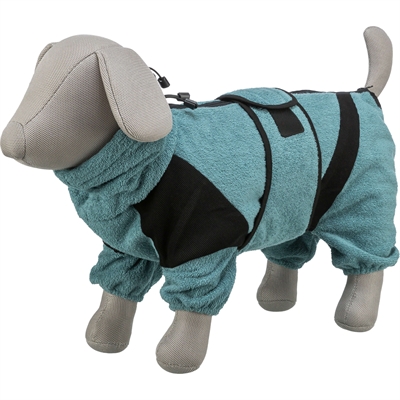Trixie Badjas / Huisoverall Badstof Petrol - 62 cm