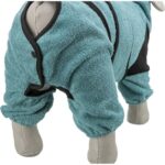 Trixie Badjas / Huisoverall Badstof Petrol - 70 cm