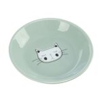 Trixie Voerbak / Drinkbak Kat Verhoogd Keramiek Assorti - 200 ml 14 cm