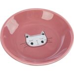 Trixie Voerbak / Drinkbak Kat Verhoogd Keramiek Assorti - 200 ml 14 cm