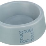 Trixie Voerbak / Drinkbak Hond Dogs Keramiek Grijsblauw - 400 ml 16 cm