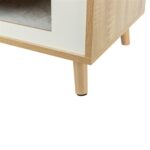 Trixie Kattenmand Huis Isa Houtlook Lichtbruin / Wit - 40 x 40 x 50 cm