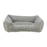 Trixie Hondenmand Vital Jonna Ribfluweel Grijs - 80 x 60 cm