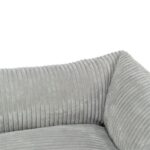 Trixie Hondenmand Vital Jonna Ribfluweel Grijs - 60 x 50 cm