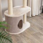 Trixie Krabpaal Livia Lichtgrijs / Zand - 65 x 38 x 114 cm