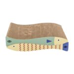 Trixie Krabmat Vis Met Catnip Mintgroen / Creme - 40 x 30 x 11 cm 2 stuks