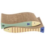 Trixie Krabmat Vis Met Catnip Mintgroen / Creme - 40 x 30 x 11 cm 2 stuks