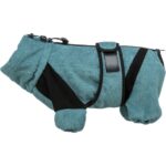 Trixie Badjas / Huisoverall Badstof Petrol - 30 cm