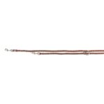 Trixie Hondenriem Cavo Verstelbaar Roest / Grafiet Grijs - 200 x 1,2 cm