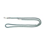 Trixie Hondenriem Cavo Verstelbaar Petrol / Salie Groen - 200 x 1,8 cm