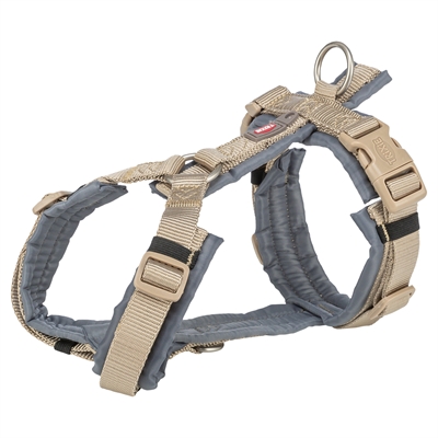 Trixie Hondentuig Premium Trekking Zand Taupe / Grafiet Grijs - 44-53 x 2 cm