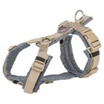 Trixie Hondentuig Premium Trekking Zand Taupe / Grafiet Grijs - 53-64 x 2 cm