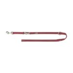 Trixie Hondenriem Premium Verstelbaar Sangria Rood - 200 x 2,5 cm
