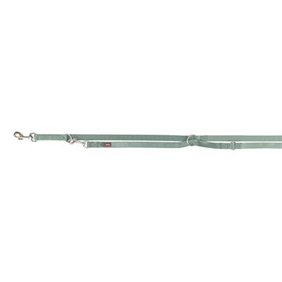 Trixie Hondenriem Premium Verstelbaar Salie Groen - 200 x 2,5 cm