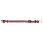 Trixie Halsband Hond Premium Sangria Rood - 22-35 x 1 cm