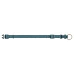 Trixie Halsband Hond Premium Petrol Blauw - 25-40 x 1 cm