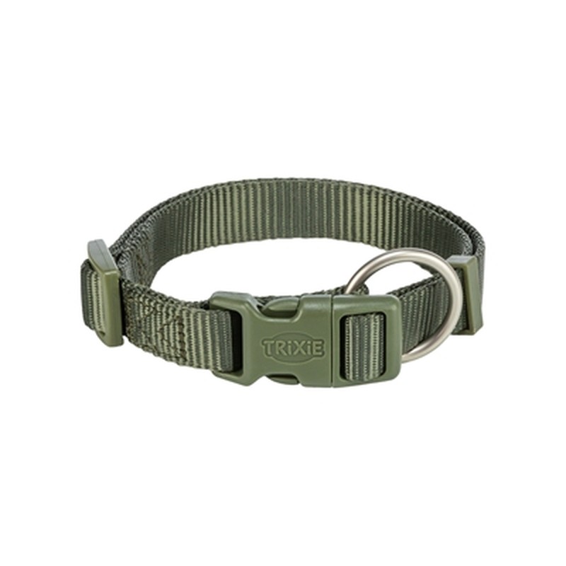 Trixie Halsband Hond Premium Olijfgroen - 40-65 x 2,5 cm