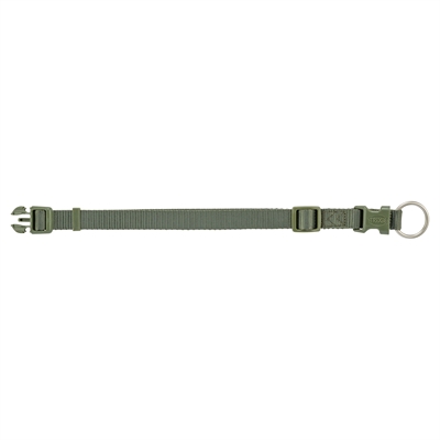 Trixie Halsband Hond Premium Olijfgroen - 22-35 x 1 cm