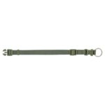 Trixie Halsband Hond Premium Olijfgroen - 25-40 x 1 cm