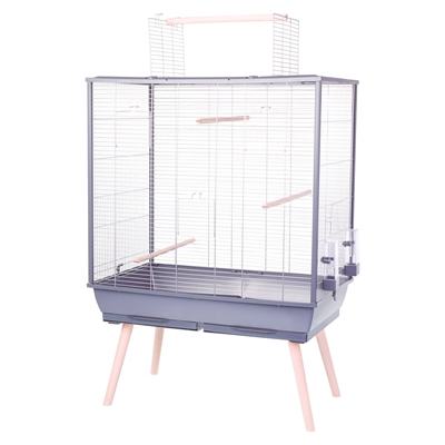 Zolux Vogelkooi Neolife Grijs - 81 x 48 x 130 cm