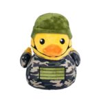 Fuzzyard Duck Commanduck Pluche - 16 x 15 x 17 cm