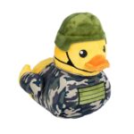 Fuzzyard Duck Commanduck Pluche - 16 x 15 x 17 cm