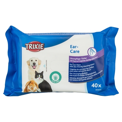 Trixie Oor Verzorgingsdoekjes - 40 stuks