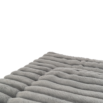 Trixie Ligmat Lonni Ribfluweel Grijs - 90 x 65 cm