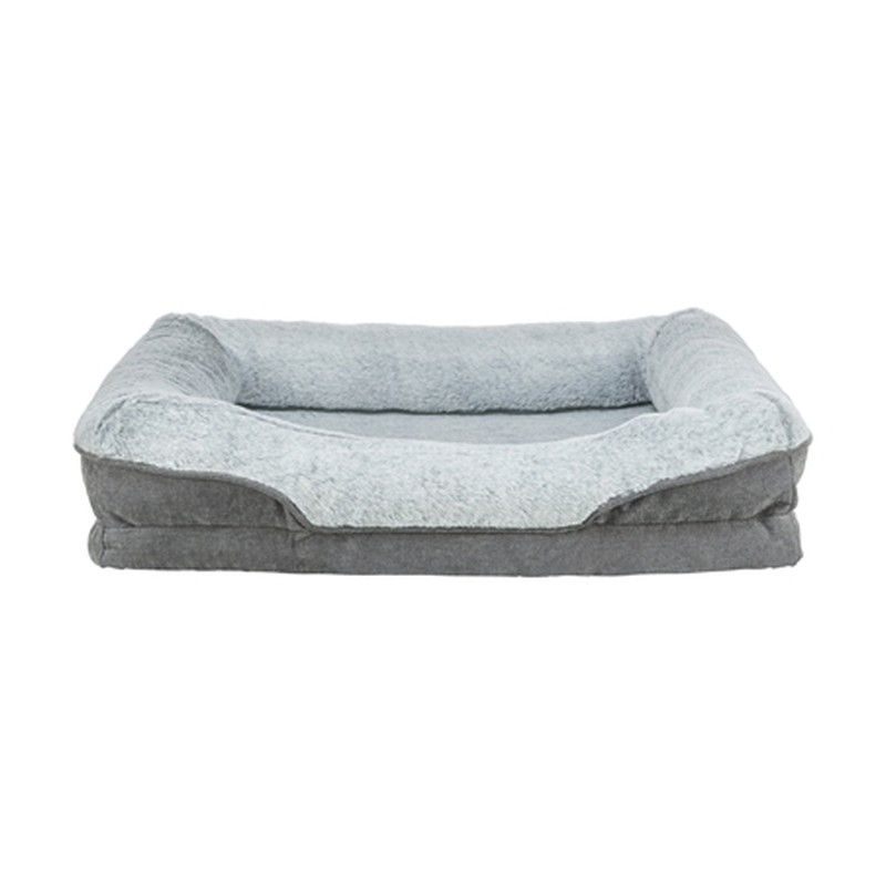 Trixie Vital Hondenmand Lino Hoekig Grijs / Lichtgrijs - 90 x 65 cm