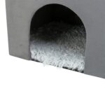 Trixie Kattenhuis Harvey Grijs-Wit / Zwart - 38 x 38 x 38 cm