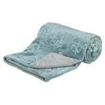 Trixie Hondendeken Barry Softpluche Blauw / Grijs - 100 x 75 cm