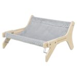Trixie Hangmat Hout Onbehandeld Grijs - 47 x 24 x 38 cm