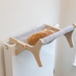 Trixie Hangmat Hout Onbehandeld Grijs - 47 x 24 x 38 cm