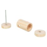 Trixie Snack Roll Hout Onbehandeld - 6 x 6 x 11 cm
