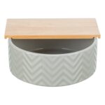 Trixie Zandbad Met Platform Muizen / Hamsters Keramiek / Hout - 20 x 20 cm 21 x 8 cm