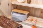 Trixie Zandbad Met Platform Muizen / Hamsters Keramiek / Hout - 20 x 20 cm 21 x 8 cm