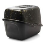 Savic Kattenbak Nestor Marble Zwart / Goud - 56 x 39 x 38,5 cm