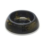 Savic Voerbak Delice 1 Marble Zwart / Goud - 16,5 x 16,5 x 5 cm 300 ml