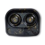 Savic Butler Voerbak En Drinkbak Met Plateau Marble Zwart / Goud - 45 x 36 x 8 cm 2 x 300 ml