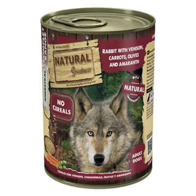 453065.jpg Natural Greatness Rabbit / Venison / Carrots - 400 g