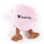 Martin Macaron Pluche - 17 x 8 x 5 cm
