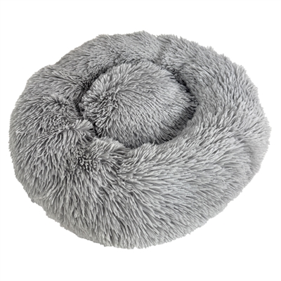 Sazzz Hondenmand Fluffy Lichtgrijs - 52 x 52 x 13 cm